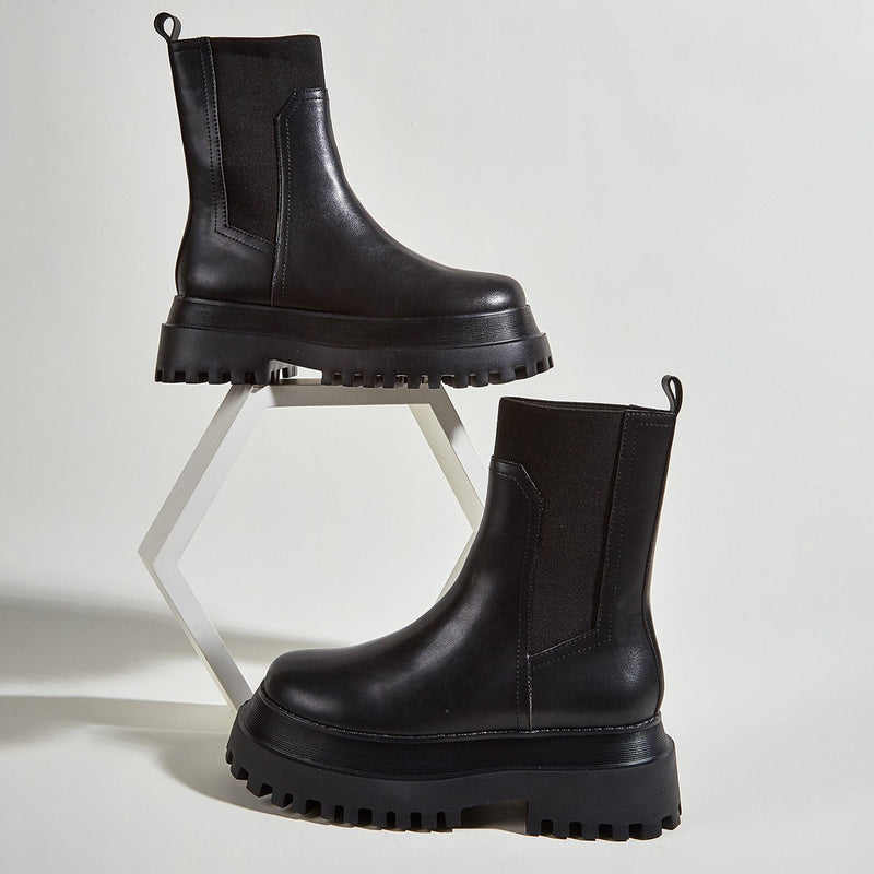 Platform Heels for Women Fashion Martin Boots