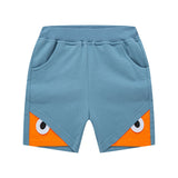Boy Shorts Boys' Shorts Summer Pure Cotton Children's Casual Cropped Pants Western Style Color Matching