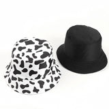 Bucket Hat Fishing Cap Cotton Print Fisherman Hat Casual Milk Sunscreen Sun-Proof Basin Hat