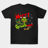 Men and Women Grinch Shirt Merry Grinchmas plus Size T-shirt