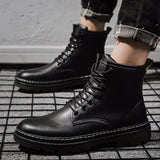 Men's Boots Work Boot Men Casual Hiking Boots Dr. Martens Boots Fashion Tooling Men's Ankle Boots