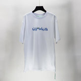 Off White T Shirt Summer Short Sleeve Tshirt Loose Half Sleeve Men Owt