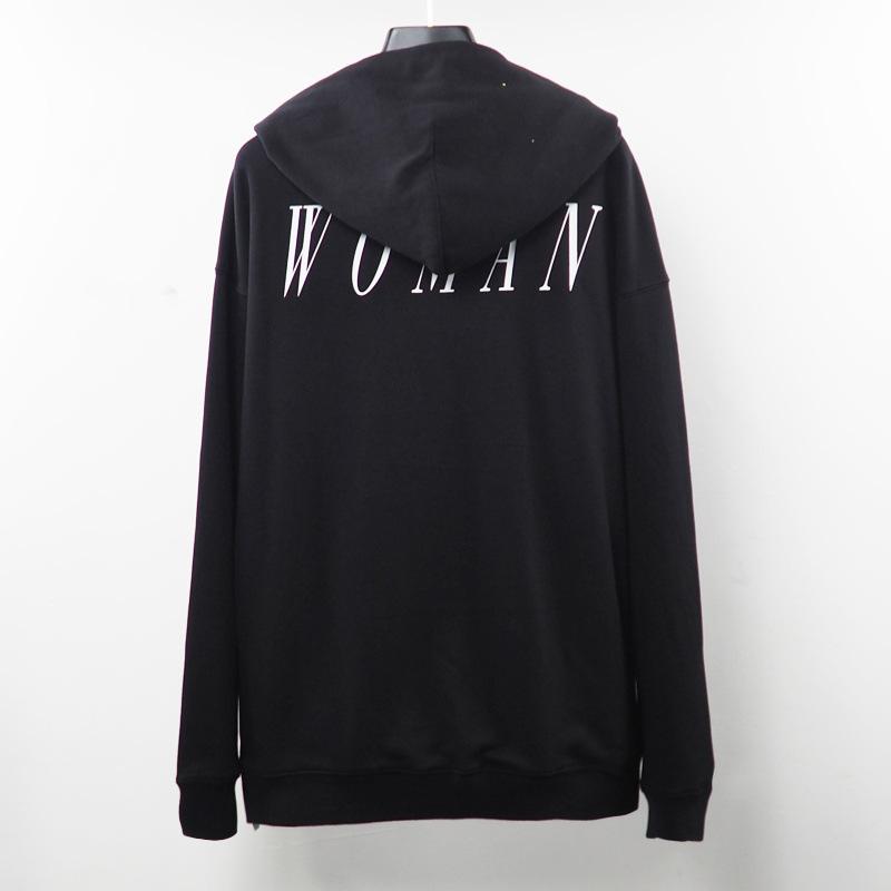 Off White Hoodie With Arrow Print Autumn And Winter Men'S And Women'S Loose Graffiti Arrow Printed Hoodie Owt