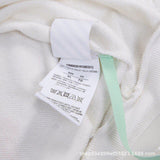 Off White Hoodie With Arrow Print Spring And Autumn Men'S And Women'S Digital Printing Arrow Cardigan Zipper Coat Owt