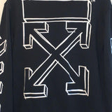 Off White Sweatshirt Winter 3d Simple Allmatch Street Pullover Sweater For Men And Women Owt