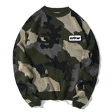 Off White Sweater Autumn And Winter Round Neck Pullover Base Sweater Men'S Sweater Owt