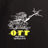 Off White Hoodie With Arrow Print Autumn And Winter Male And Female Stripes Arrow Print Pullover Hoodie Sweater Owt