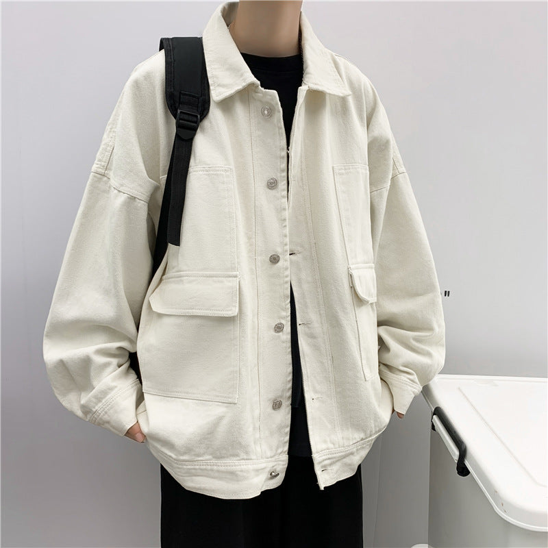 Men Denim Jackets Spring and Autumn Denim Jacket for Men