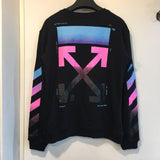 Off White Sweatshirt Autumn And Winter Trends Arrow Casual Round Neck Sweater Owt