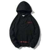 Off White Hoodie With Arrow Print Graffiti Arrow Print Pullover Hooded Ow Sweater Large Size Casual Owt