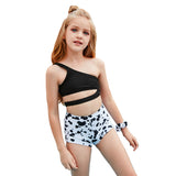 Children Swimsuit Sexy Cute High Waist Bikini Girl