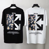 Off White T Shirt Summer Printed Casual Able Short Sleeve Tshirt Owt