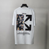 Off White T Shirt Summer Printed Casual Able Short Sleeve Tshirt Owt