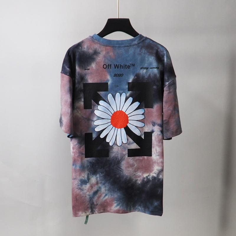 Off White T Shirt Summer Ow Men'S And Women'S Printed Arrow Color Short Sleeve Tshirt Owt