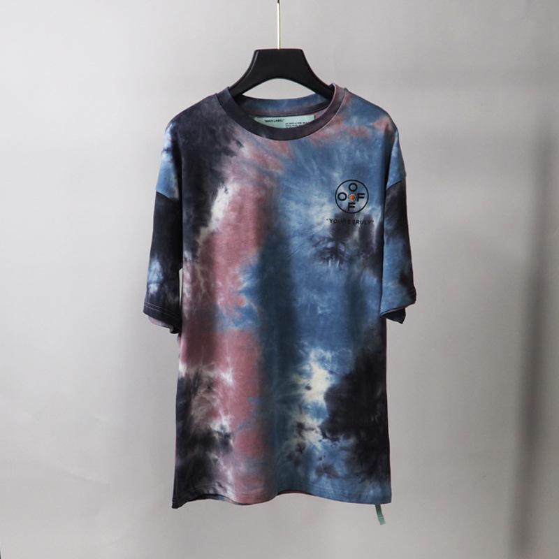 Off White T Shirt Summer Ow Men'S And Women'S Printed Arrow Color Short Sleeve Tshirt Owt