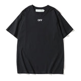 Off White T Shirt Summer Arrow Print Men'S And Women'S Casual Short Sleeve Tshirt Owt