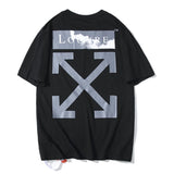Off White T Shirt Ow Arrow Short Sleeve Tshirt Plus Size Casual Men'S Clothing Owt