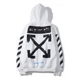 Off White Pullover Sweater Men'S And Women'S Autumn Winter Street Hoodie Owt