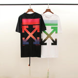 Off White T Shirt Gradient Arrow Men'S And Women'S High Street Tshirt Men'S Casual Owt