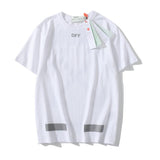 Off White T Shirt Off Ow Head Print Cotton Men'S Short Sleeve Casual Women'S Tshirt Owt