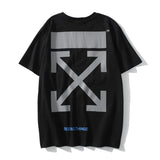 Off White T Shirt Off Ow Head Print Cotton Men'S Short Sleeve Casual Women'S Tshirt Owt