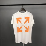 Off White T Shirt Arrow Print Casual Able For Men And Women Owt