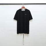 Off White T Shirt Ow Arrow Print Pure Cotton Loose Short Sleeve Owt