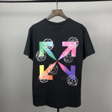 Off White T Shirt Spring/Summer Letter Print Men'S Large Size Casual Short Sleeve Owt