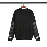 Off White Coat Sweater Warm Autumn Ow Printed Sweater For Men Owt