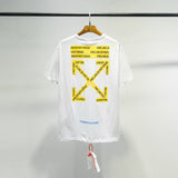 Off White T Shirt Arrow Men'S And Women'S Short Sleeve Tshirt Plus Size Casual Top Owt