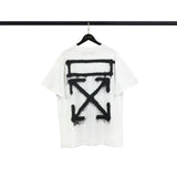 Off White T Shirt Ow Short Sleeve Tshirt Men'S Large Size Casual Owt