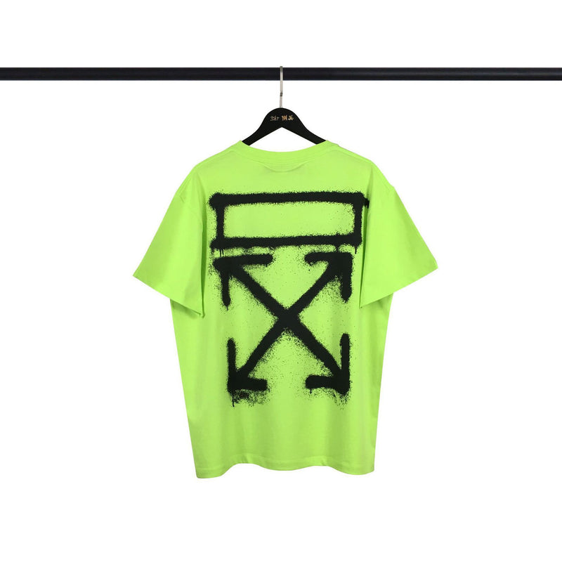 Off White T Shirt Ow Short Sleeve Tshirt Men'S Large Size Casual Owt