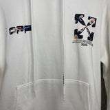 Off White Hoodie With Arrow Print Printed Hooded Male And Female Large Size Casual Sweatshirt Owt