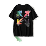 Off White T Shirt Ow Round Neck Short Sleeve Men'S And Women'S Tshirt Casual Able Owt