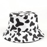 Bucket Hat Fishing Cap Cotton Print Fisherman Hat Casual Milk Sunscreen Sun-Proof Basin Hat