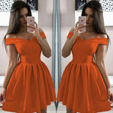 Homecoming Dresses Women's Waist Pleated Dress