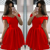 Homecoming Dresses Women's Waist Pleated Dress