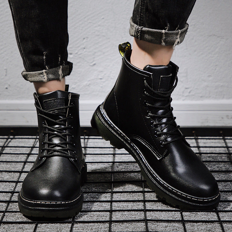 Men's Boots Work Boot Men Casual Hiking Boots Dr. Martens Boots Fashion Tooling Men's Ankle Boots