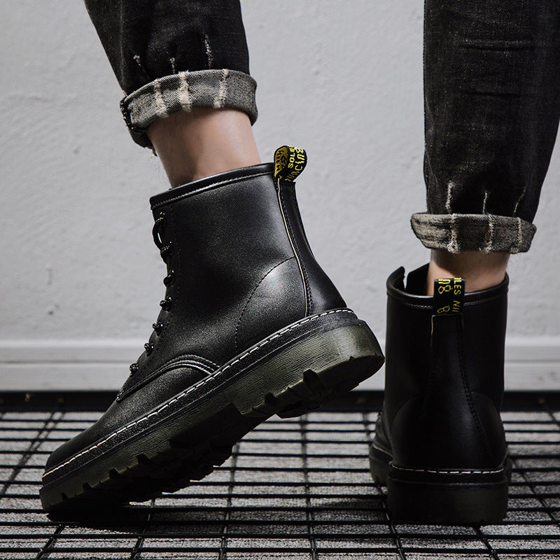 Men's Boots Work Boot Men Casual Hiking Boots Dr. Martens Boots Fashion Tooling Men's Ankle Boots