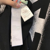 Off White Hoodie With Arrow Print Ow Autumn Arrow Print Round Neck Pullover Short Sleeve Tshirt Hair Men'S Clothing Owt