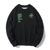 Off White Sweatshirt Letter Print Pullover Round Neck Sweater Owt