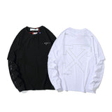 Off White T Shirt Arrow Tshirt Long Sleeve Casual Plus Size Men'S Clothing Owt