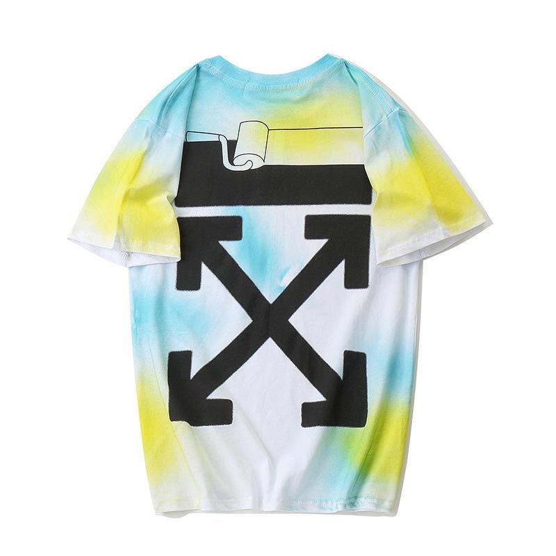 Off White T Shirt Summer Large Size Men'S And Women'S Short Sleeve Tshirt Owt