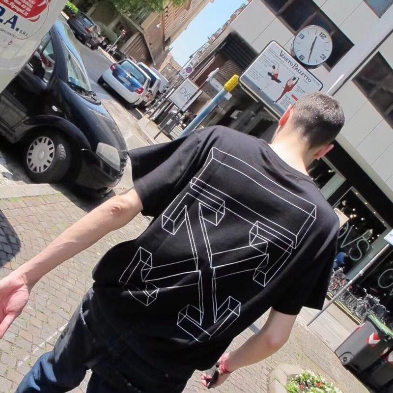 Off White T Shirt Summer Simple Leisure Short Sleeve Tshirt Owt