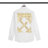 Off White T Shirt Fall Men'S Long Sleeve Shirt Ow Printed Shirt Owt