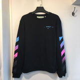 Off White Sweatshirt Autumn And Winter Trends Arrow Casual Round Neck Sweater Owt