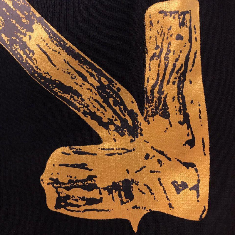 Off White Autumn And Winter Ow Bronzing Arrow Print Crew Neck Pullover Sweatshirt Sweatshirts Owt