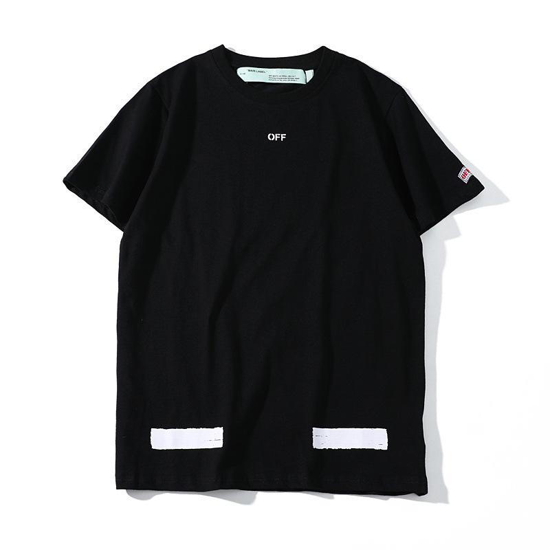 Off White T Shirt Summer Menswear Arrow Print Ow Short Sleeve Tshirt Owt