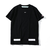Off White T Shirt Summer Menswear Arrow Print Ow Short Sleeve Tshirt Owt