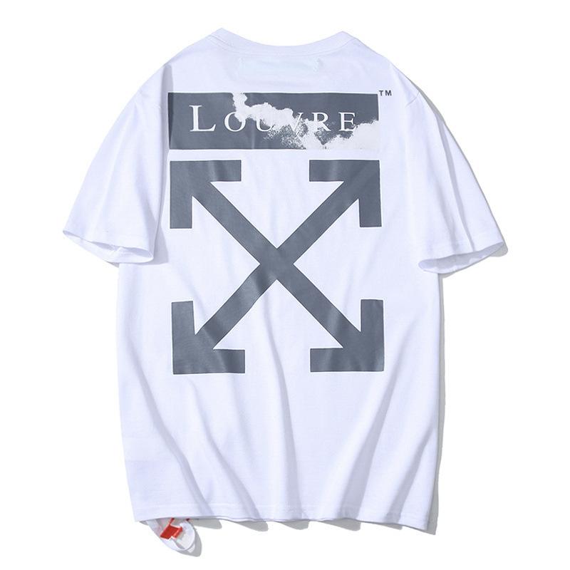 Off White T Shirt Ow Arrow Short Sleeve Tshirt Plus Size Casual Men'S Clothing Owt